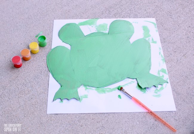 Painted Green Frog Craft for Preschoolers - The Educators' Spin On It Painted Green Frog Craft for Preschoolers