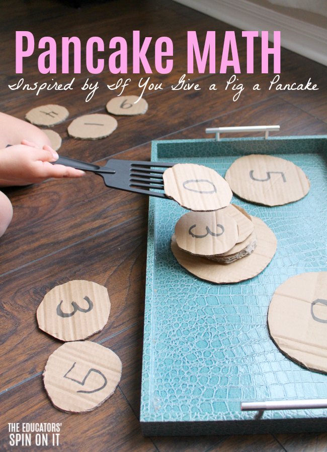 Pancake Math Activity for Preschoolers - The Educators' Spin On It Pancake Math Activity for Preschoolers
