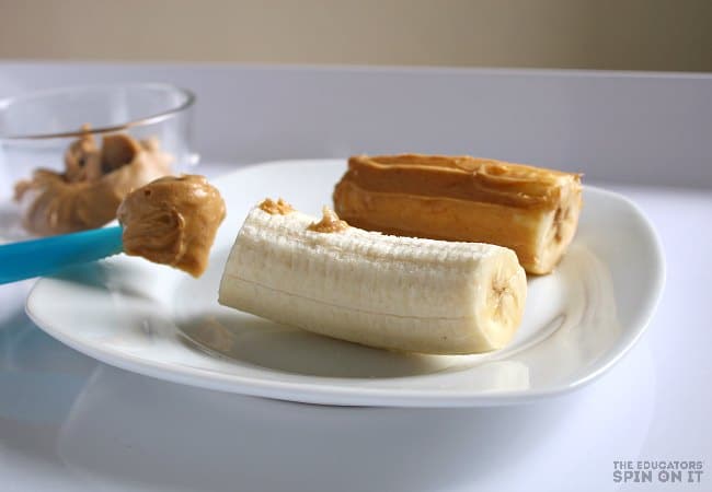 Peanut Butter Banana After School Snack Idea - The Educators' Spin On It Peanut Butter Banana After School Snack Idea