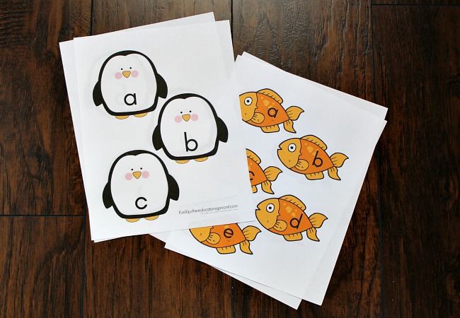 Penguin Themed Alphabet Game Printables - The Educators' Spin On It Penguin Themed Alphabet Game Printables