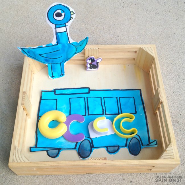 Pigeon and Bus Activities inspired by Mo Willems - alphabet bus - The Educators' Spin On It Pigeon and Bus Activities inspired by Mo Willems - alphabet bus