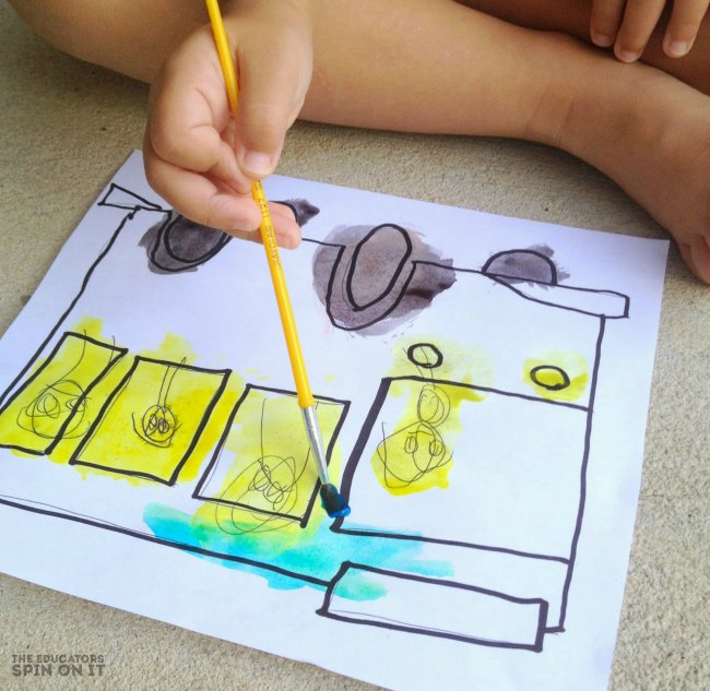 Pigeon and Bus Activities inspired by Mo Willems painting letter bus - The Educators' Spin On It Pigeon and Bus Activities inspired by Mo Willems painting letter bus