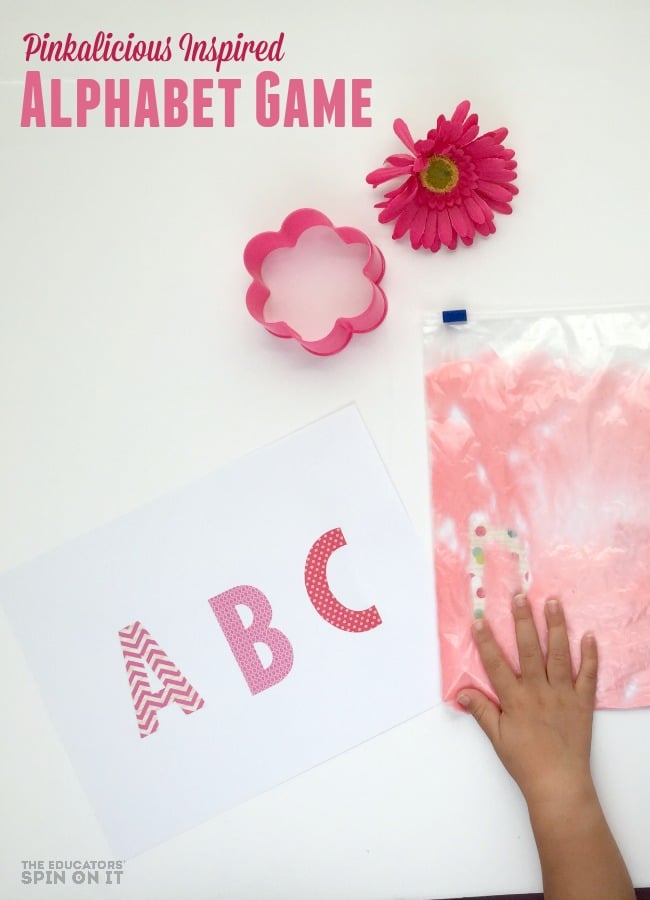 -Pinkalicious Inspired Alphabet Game for Kids - The Educators' Spin On It Pinkalicious Inspired Alphabet Game for Kids