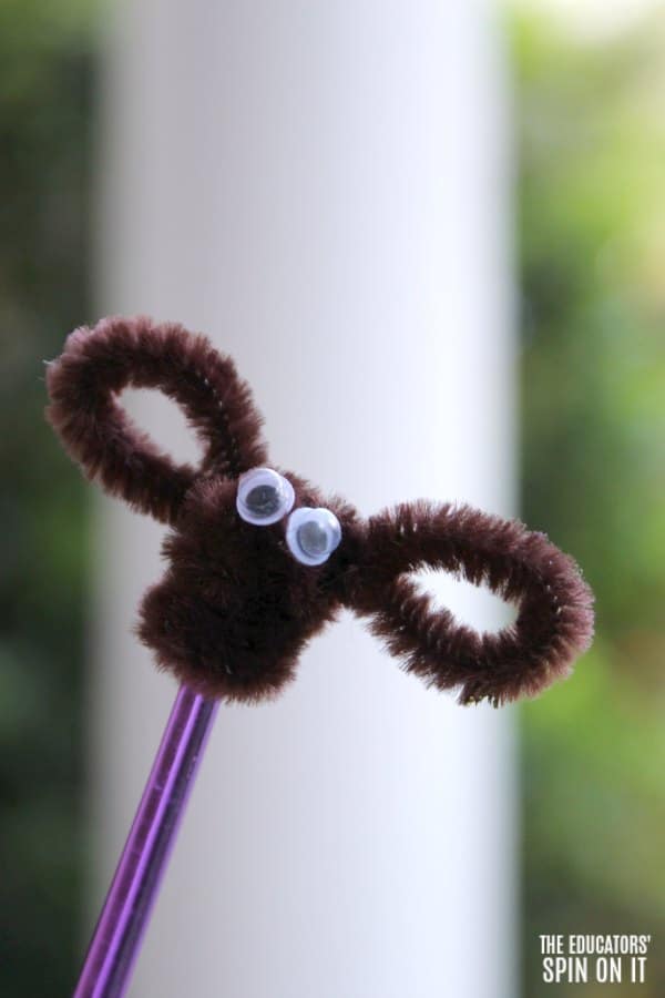 Pipe Clean Insect for Frog Themed Game with Kids - The Educators' Spin On It Pipe Cleaner Insect for Frog Themed Game with Kids
