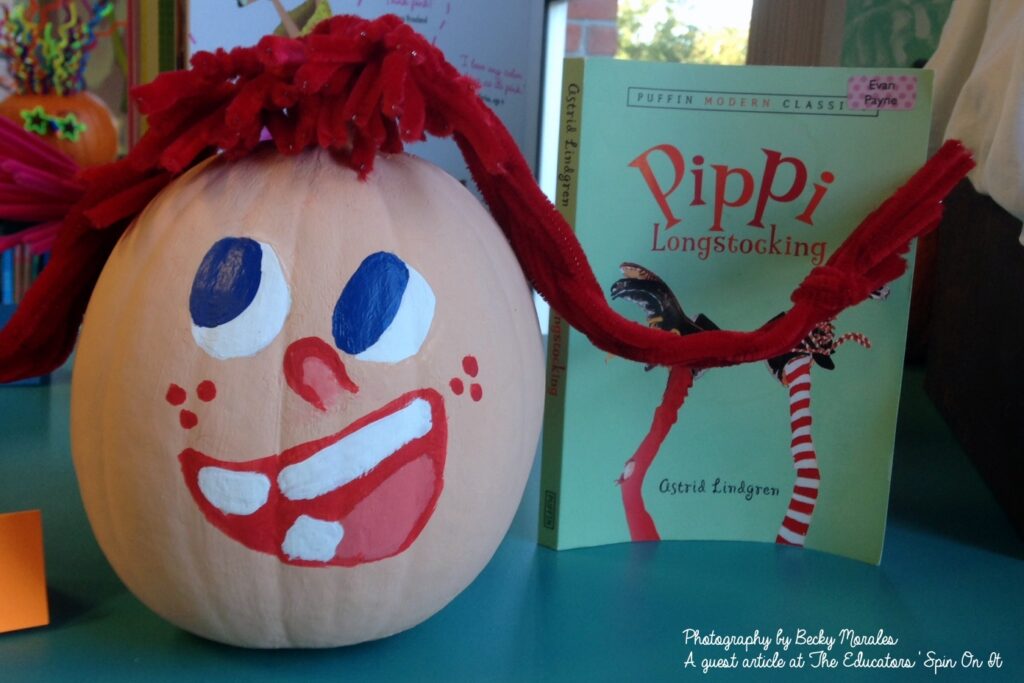 Pippi Longstockings Pumpkin - The Educators' Spin On It