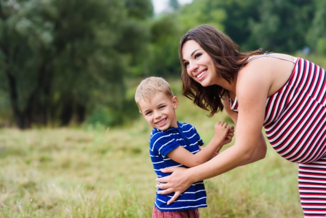 pregnant-mom-with-son - The Educators' Spin On It