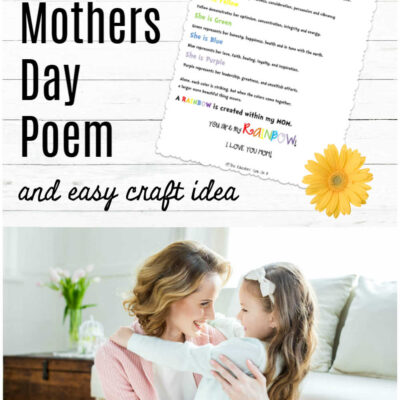 Printable Mother’s Day Poem and Craft