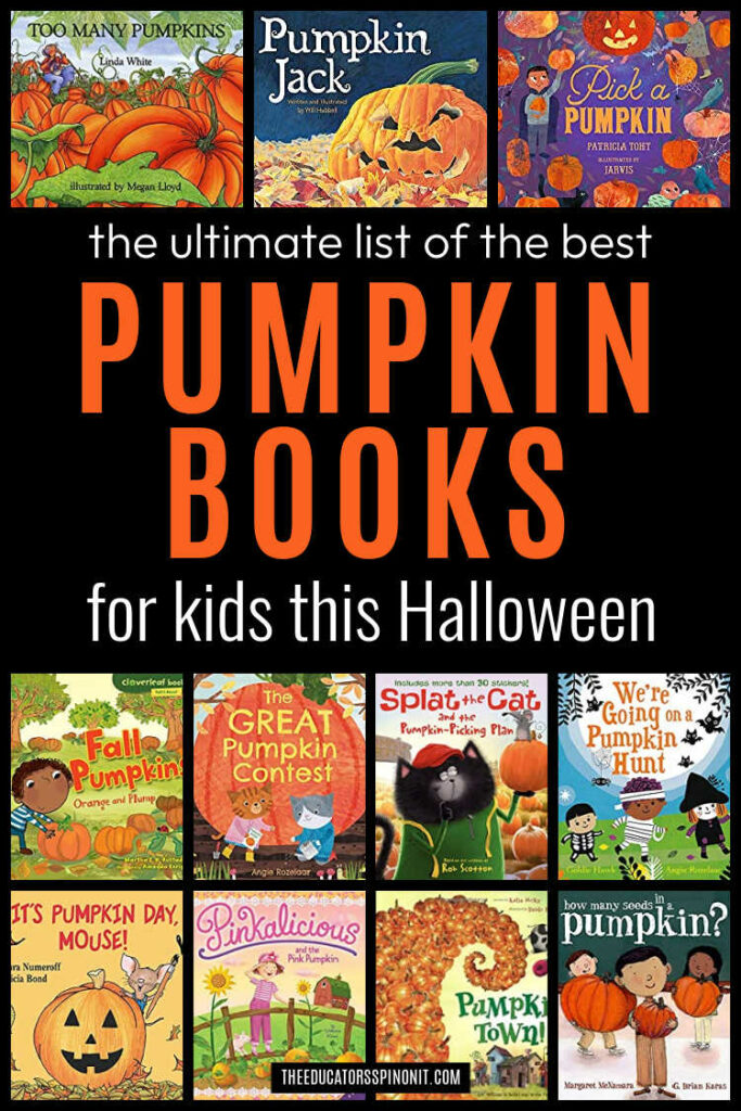 pumpkin-books-for-kids-for-halloween - The Educators' Spin On It The Best List of Pumpkin Books for Kids this Halloween