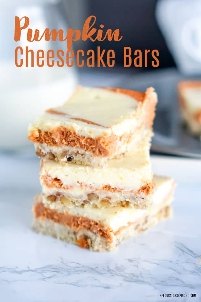 Pumpkin Swirl Cheesecake 4-6 - The Educators' Spin On It Pumpkin Swirl Cheesecake Recipe