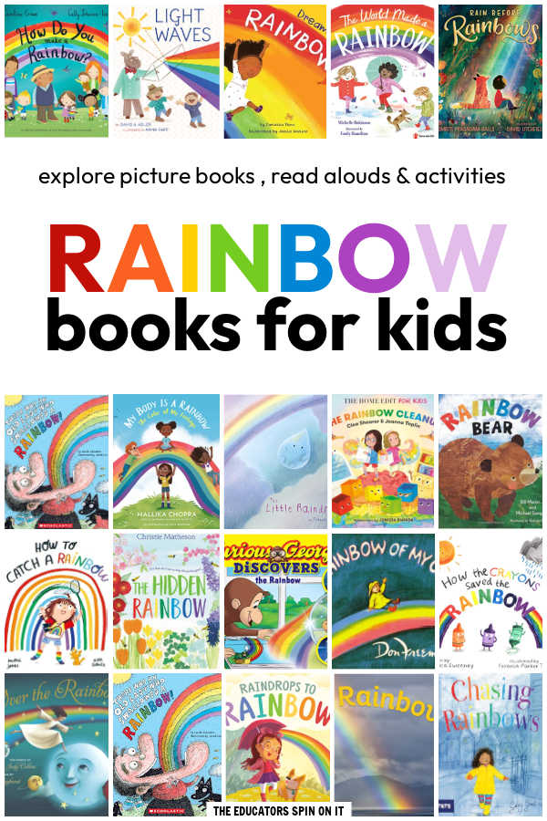 rainbow-book-list-for-kids - The Educators' Spin On It Colorful Rainbow Books for Kids