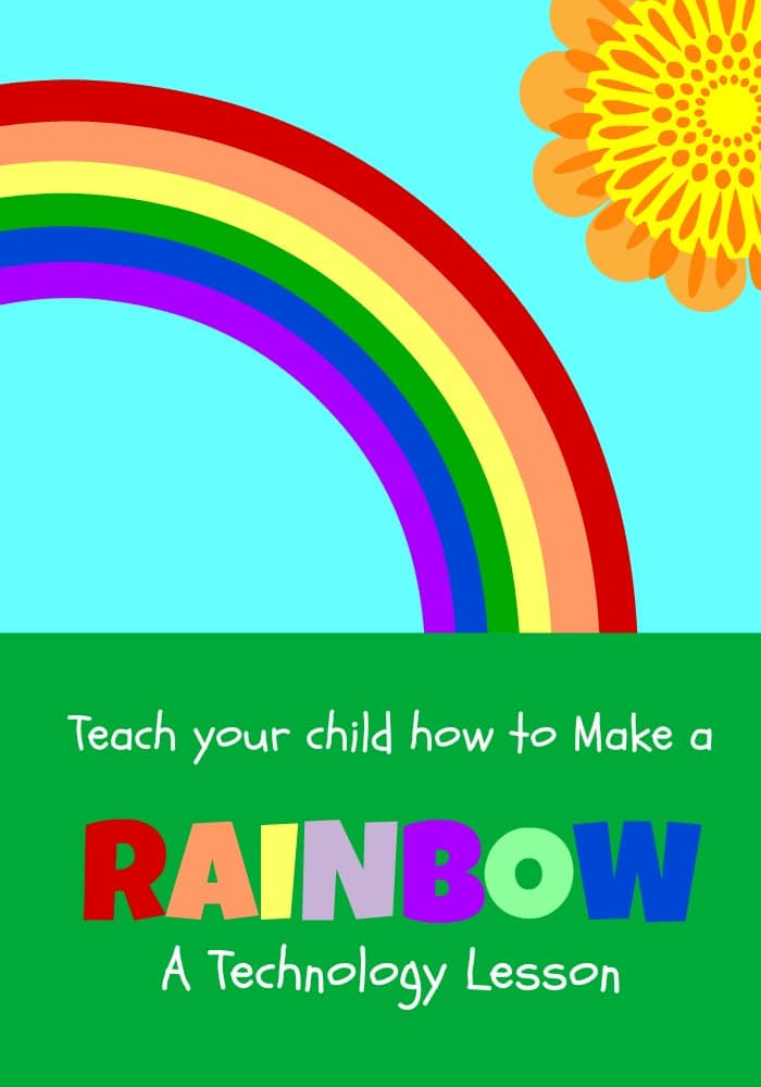 Rainbow%2Btechnology%2Blesson.jpg - The Educators' Spin On It How to Make a Rainbow with Technology for Kids