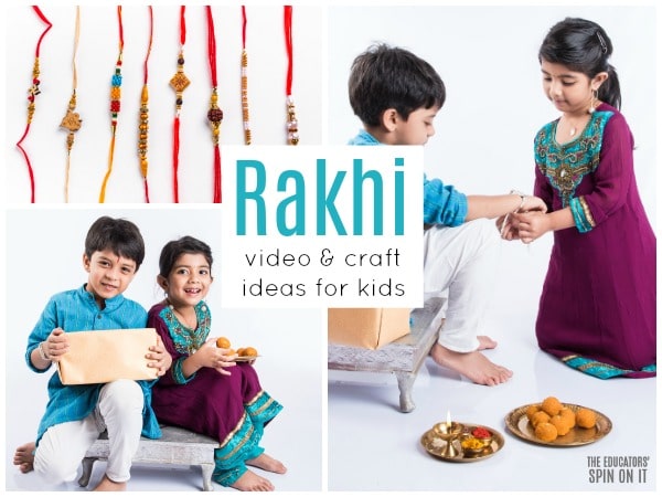 rakhi-video-and-craft-ideas-for-kids-FB - The Educators' Spin On It brother and sister celebrating Rakhi
