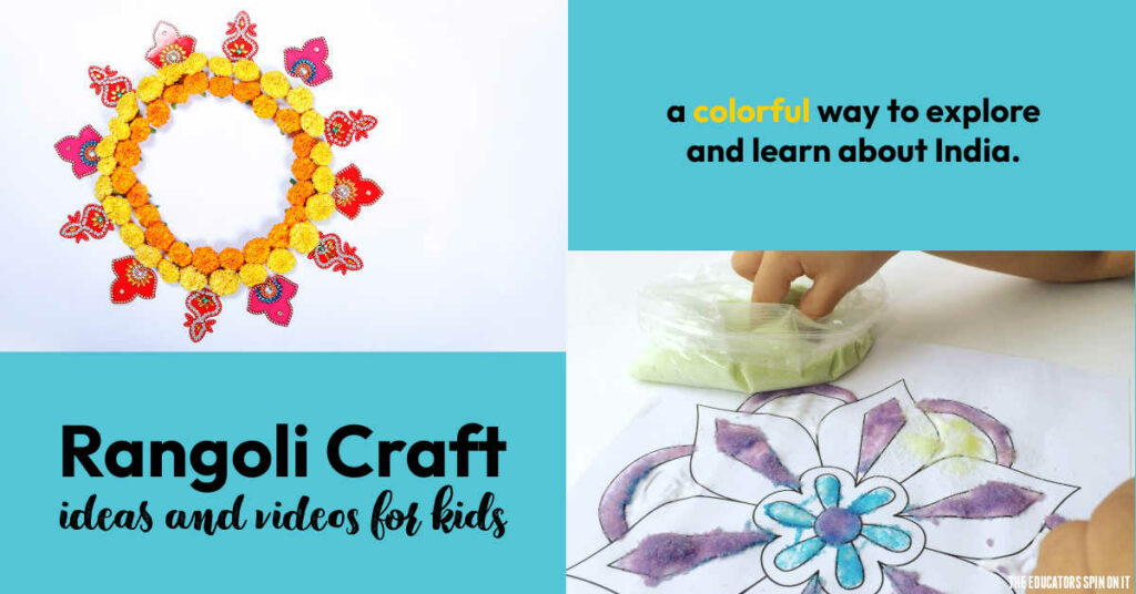 rangoli-craft-idea-for-kids - The Educators' Spin On It Rangoli Craft Idea for Kids