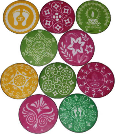 Ready to Draw Rangoli Making Kit 1 - The Educators' Spin On It Ready to Draw Rangoli Making Kit