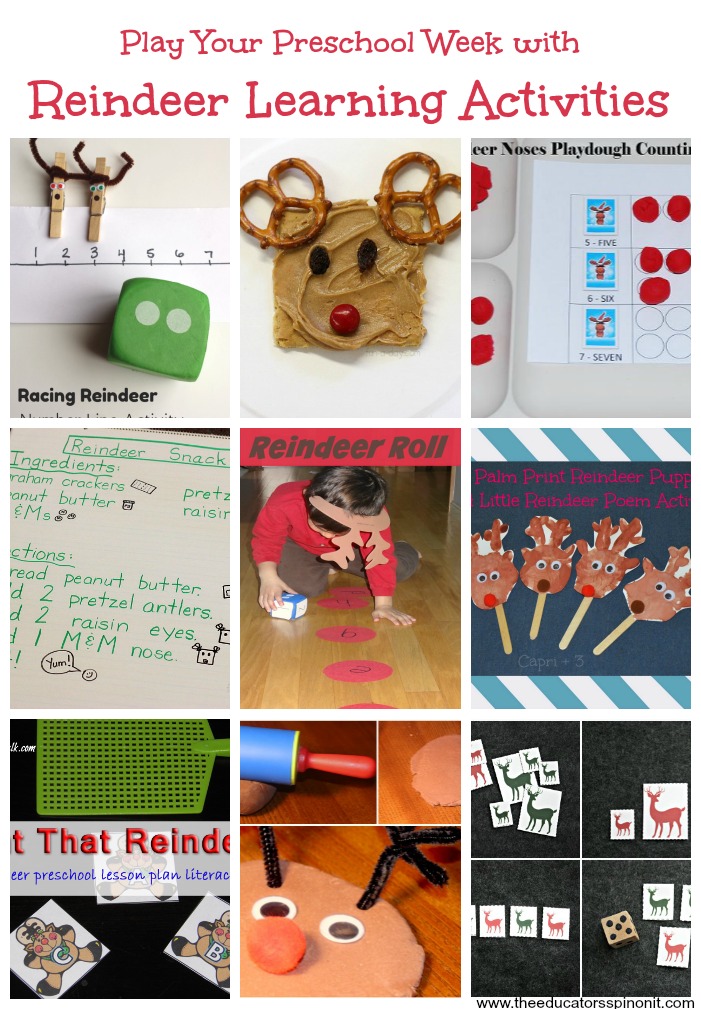 Reindeer Themed Preschool Activities