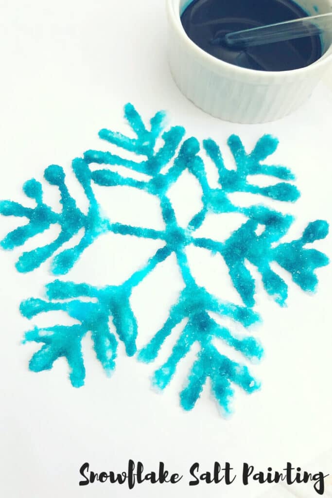 salt-painting-snowflake- - The Educators' Spin On It