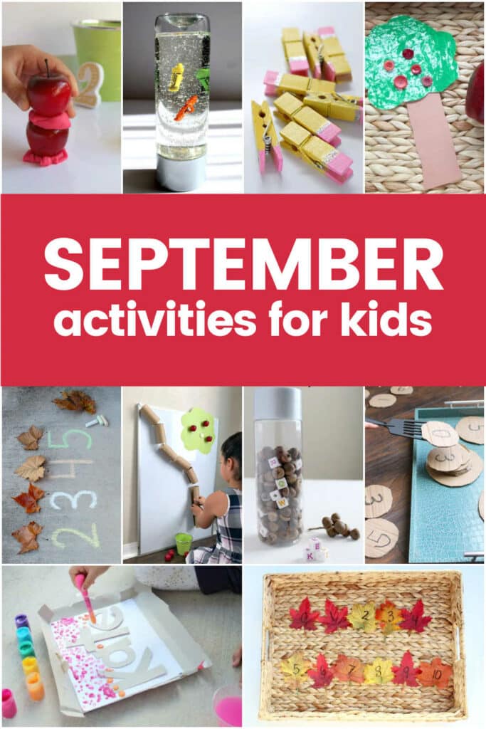 september-activities-for-kids - The Educators' Spin On It A collection of September Activities for Kids which includes a free monthly activity planner for parents.