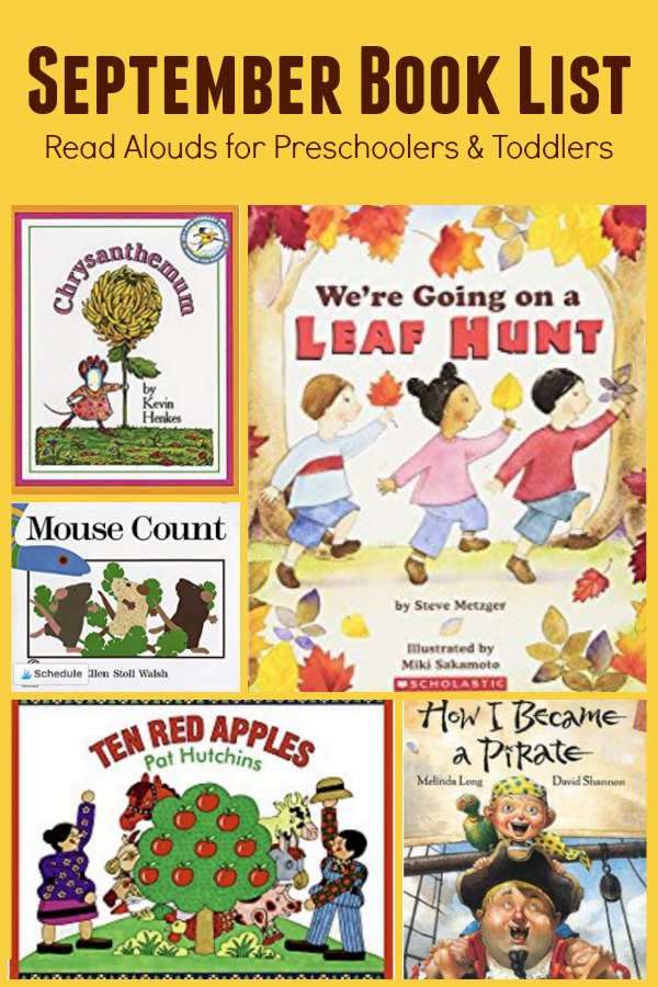 September Book List for Preschoolers and Toddlers - The Educators' Spin On It September Book List for Preschoolers and Toddlers
