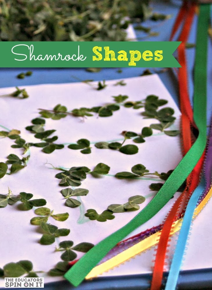 Shamrock Shapes by The Educators' Spin On It - The Educators' Spin On It Shamrock Shapes Activity for St. Patrick's Day
