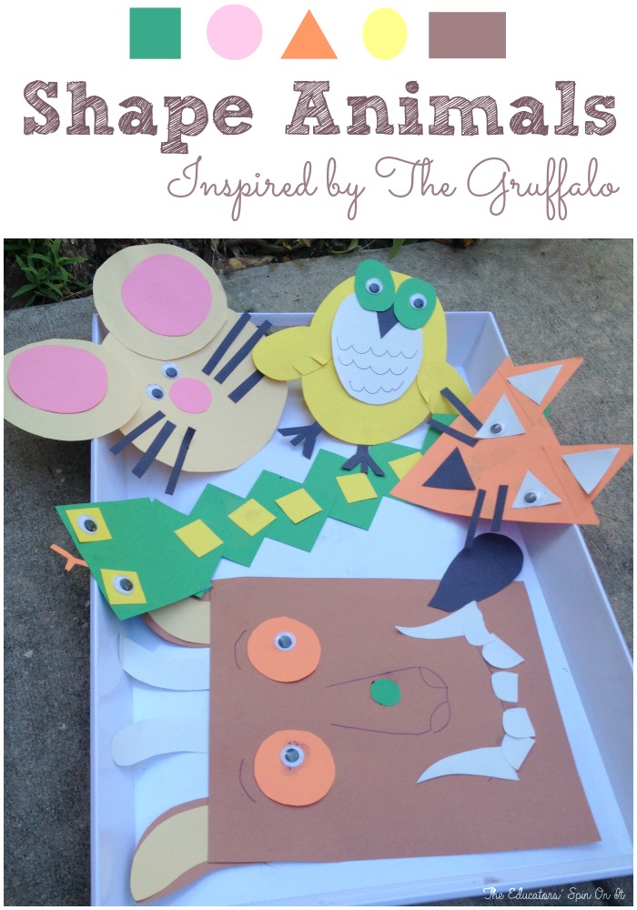 shape-animals-inspired-by-the-gruffalo-at-the-educators-spin-on-it - The Educators' Spin On It Gruffalo Themed Animals Shapes