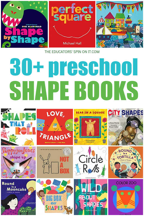 shape-books-for-preschool - The Educators' Spin On It 30+ Shape Books for Preschool and Kindergarten