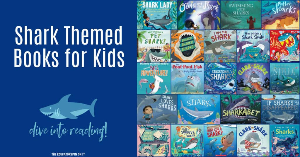 shark-themed-books-for-kids-fb - The Educators' Spin On It Shark Books for Kids