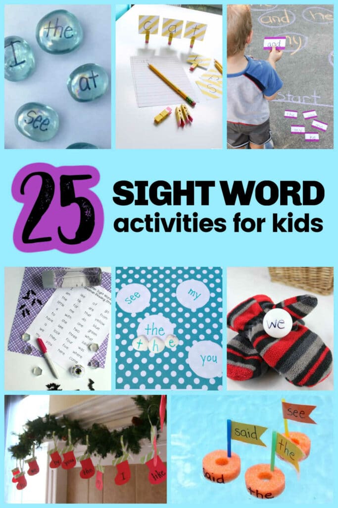 sight-word-activities-for-kids - The Educators' Spin On It A collection of the best Sight Word Games for Kids