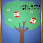 Sight Word Apple Tree Activity for beginner readers