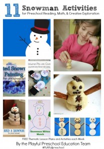 Snowman Activities for Preschoolers - The Educators' Spin On It Snowman Activities for Preschoolers