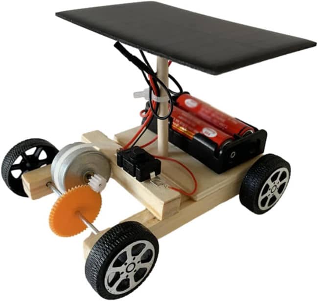 Solar-Powered Car V1 Wooden STEM Kit - The Educators' Spin On It Solar-Powered Car V1 Wooden STEM Kit