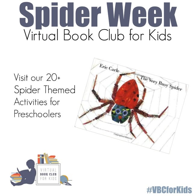 spider-vbc-theme-template - The Educators' Spin On It Spider Week for Virtual Book Club for Kids