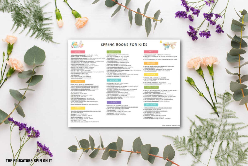 spring-book-list - The Educators' Spin On It Spring Book List for Kids