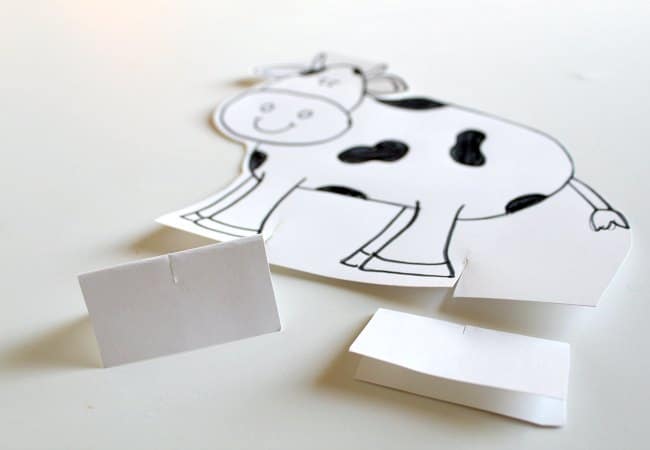Standing Cow Game for Click Clack Moo Shapes Activity - The Educators' Spin On It Standing Cow Game for Click Clack Moo Shapes Activity
