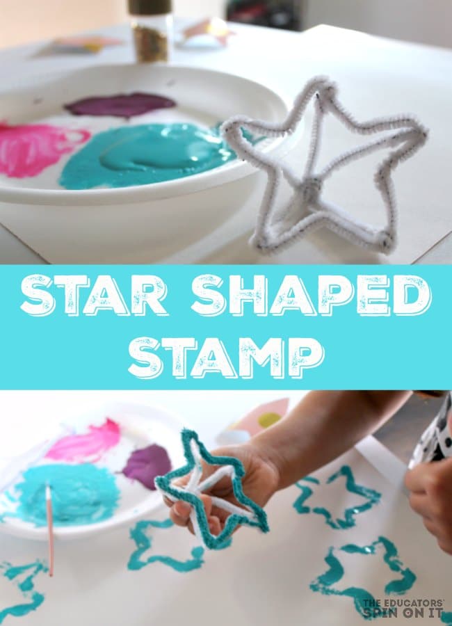 Star Shaped Stamp for Kids to Paint and create with - The Educators' Spin On It Star Shaped Stamp for Kids to Paint and create with and create something special for someone who SHINES bright in their life.
