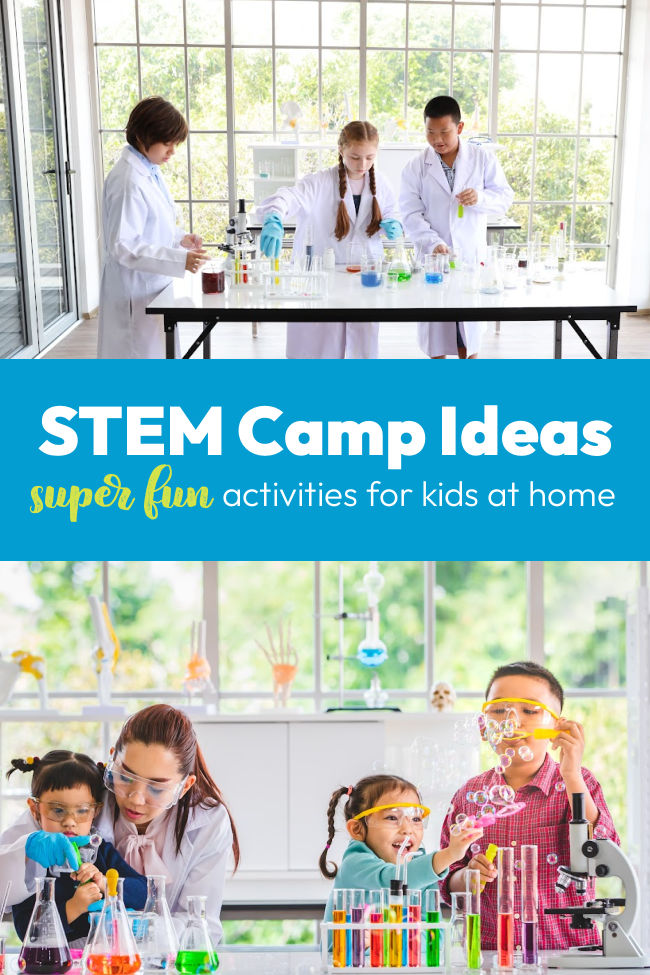STEM-camp-ideas-for-kids - The Educators' Spin On It STEM Camp Ideas for Kids! 10+ Themed weeks for super fun ideas at home with kids.