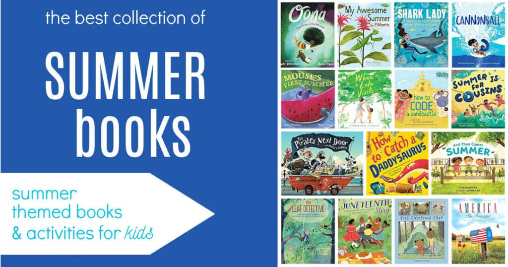 summer-books-for-kids-fb - The Educators' Spin On It The best collection of summer books for kids.