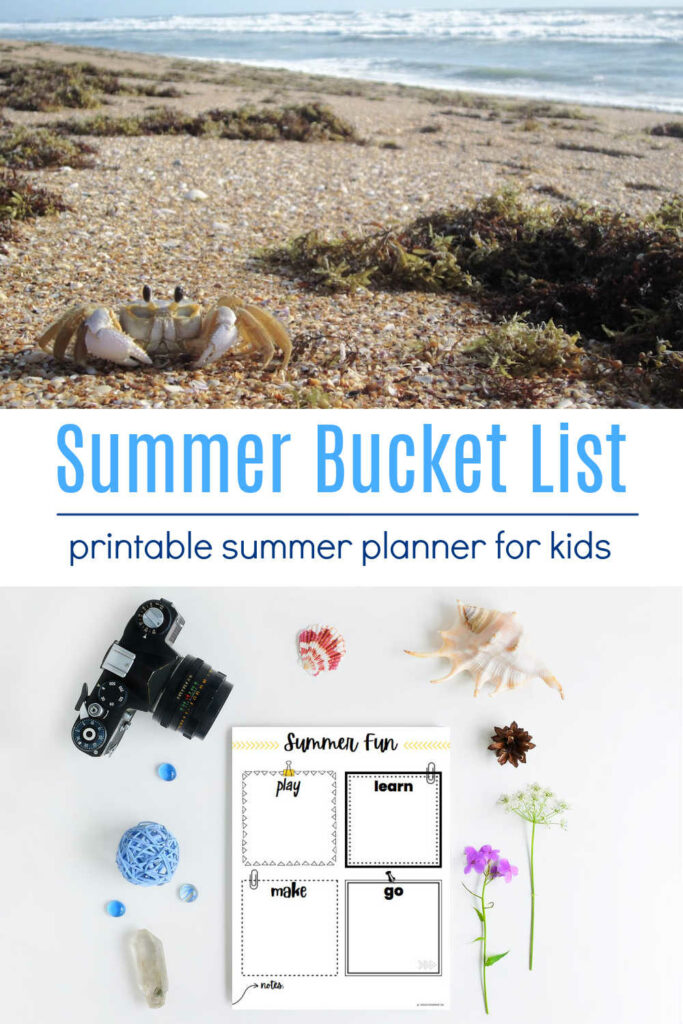 summer-bucket-list-planner- - The Educators' Spin On It Play, Learn, Make Go a Summer Bucket List Planner Packed full of ideas for fun with your child.