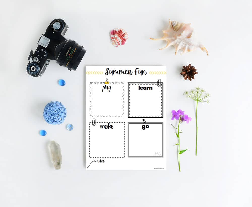 summer-bucket-list-planner - The Educators' Spin On It Summer Bucket List Planner for Kids