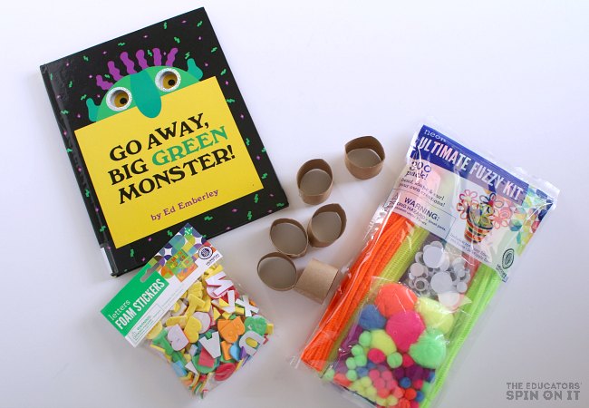 Supplies for Monster Themed Necklace Craft - The Educators' Spin On It Supplies for Monster Themed Necklace Craft