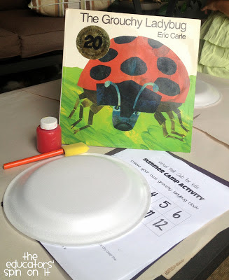 Ladybug Themed Activities inspired by The Grouchy Ladybug by Eric Carle