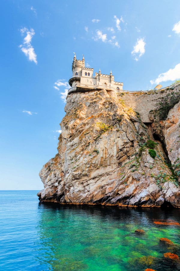 Swallows-Nest-castle-Ukraine - The Educators' Spin On It Swallows Next Castle in Ukraine - a virtual field trip of Ukraine for Kids