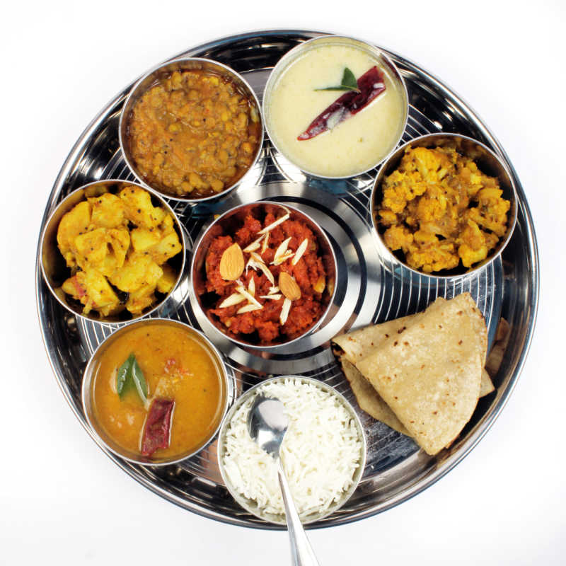 thali-dinner-plate-indian-food - The Educators' Spin On It thali Dinner Plate with Indian Food