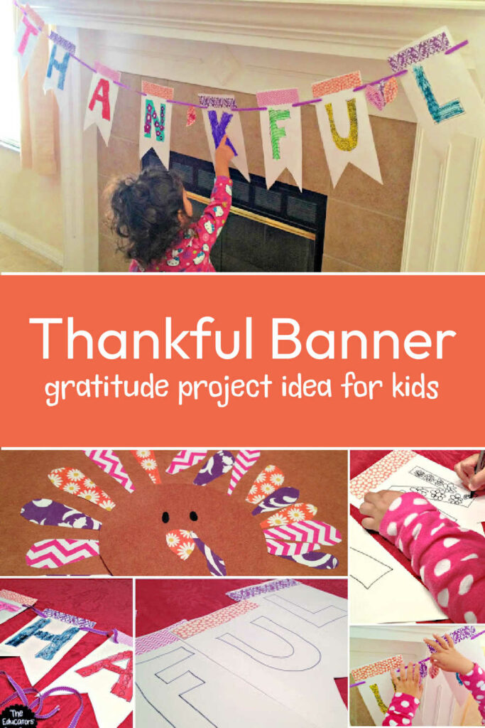 thankful-banner-project-for-kids - The Educators' Spin On It Thankful Banner Project for Kids for Thanksgiving
