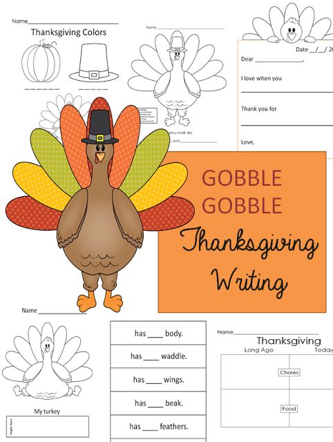 Thanksgiving Writing Prompt for Kids - The Educators' Spin On It Thanksgiving Writing Prompt for Kids