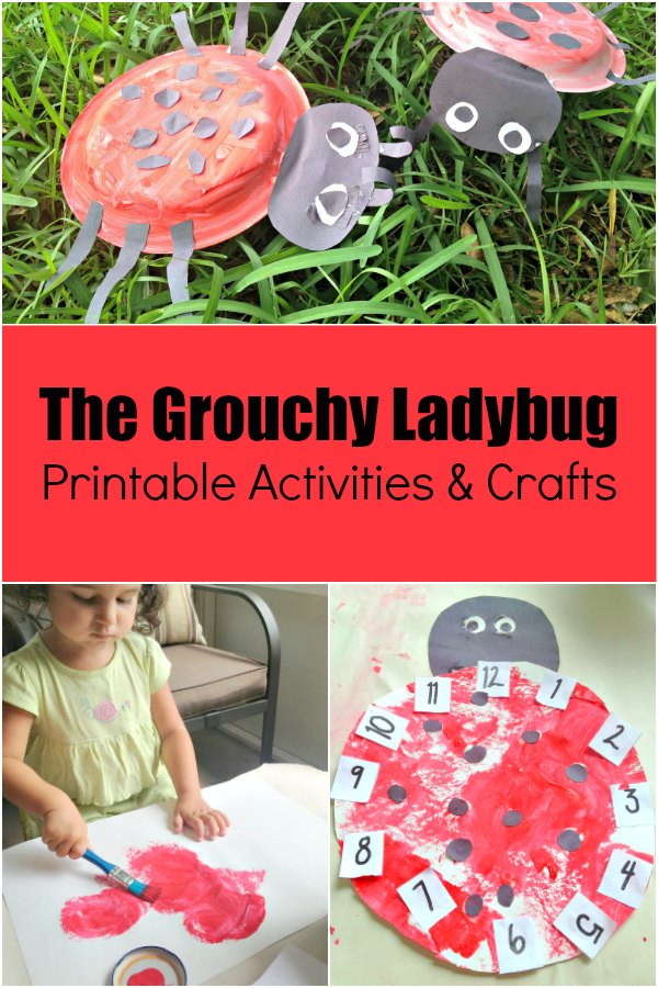 the-grouchy-ladybug-printable-activities-and-crafts - The Educators' Spin On It The Grouchy Ladybug Printable Activities and Crafts
