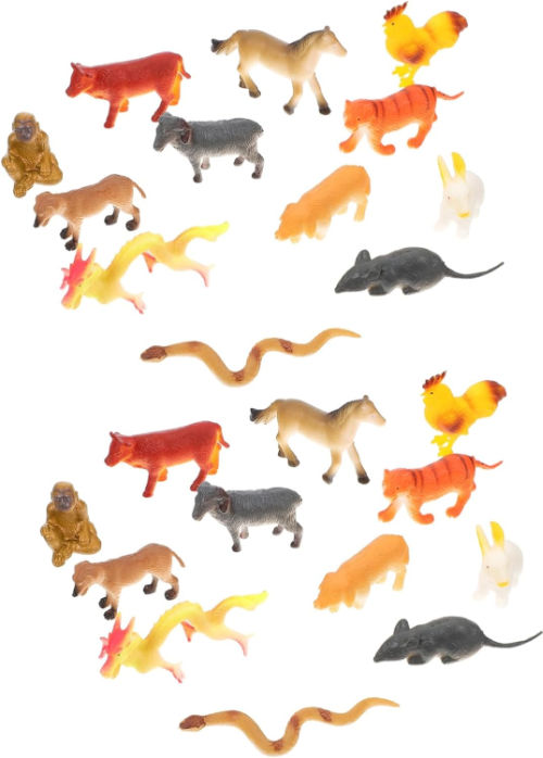 Toy Zodiac Animals Modeling Figurines - The Educators' Spin On It