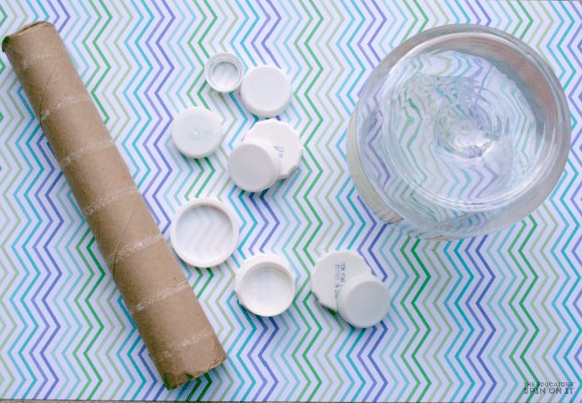 Using Recycled Item to make Book activity for Mouse Count