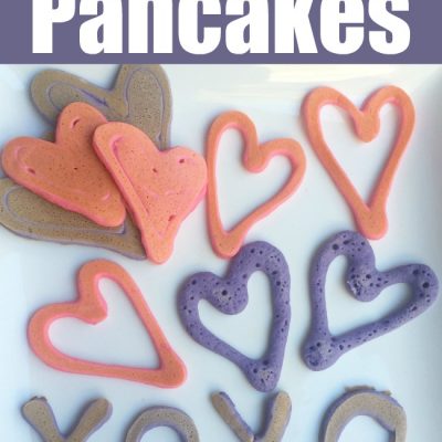 How to Make Easy Heart Shaped Pancakes with Kids