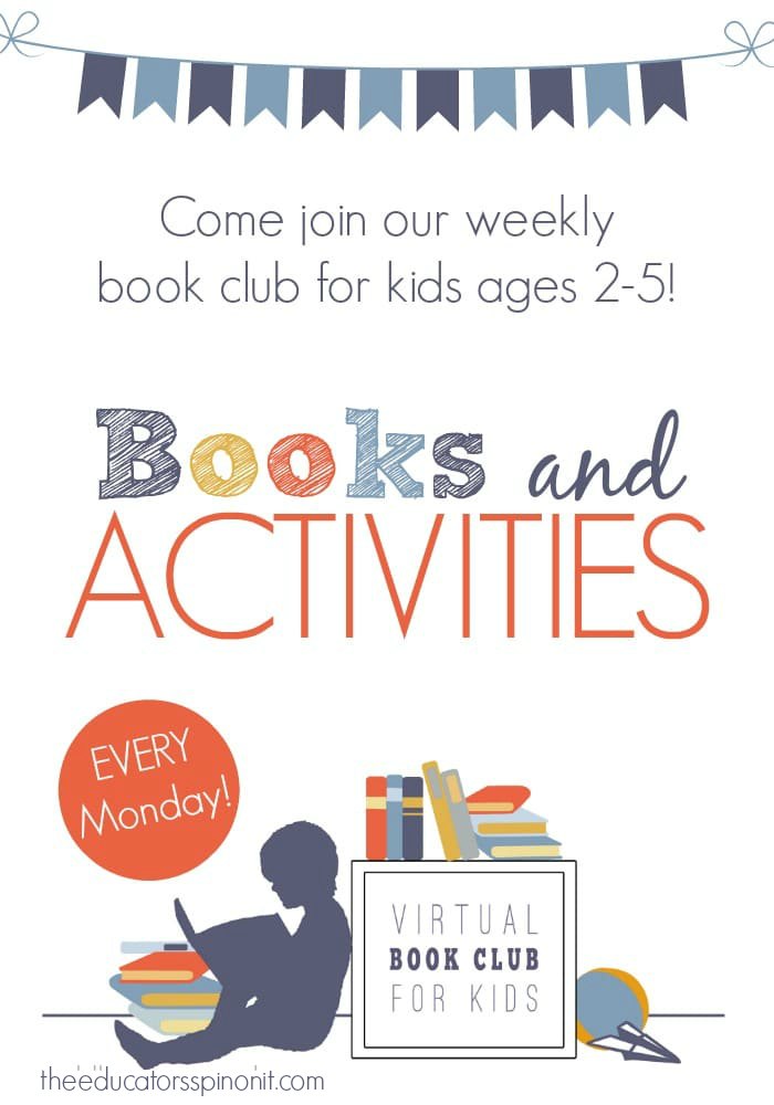 VBC-weekly-book-club - The Educators' Spin On It Weekly Books and Activity Ideas for Preschoolers on Mondays