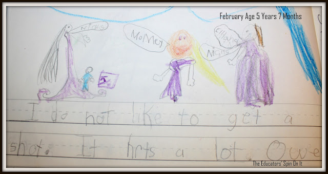 Kindergarten Writing Sample